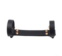babominimer Leather Frame Carry Handle Strap, Adjustable Lifting Handle for Road, Mountain, Folding and Commuter Bikes, Easy Install Comfortable Grip Shoulder(black)