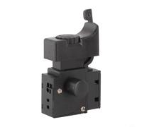babominimer Lock On Trigger Button Switch with Built-in Speed Controller for for Electric Drill Power Tools, Plastic Shell, Compatible with FA2-4/1BEK Models, 250V Black(B)
