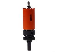 babominimer M42 Steel Hole Cutter Core Drill Bit 14-60mm with 48mm Extra Depth Capacity, for Ultra- Fine Teeth, Round Grooved Chip Ejection for Smooth Drilling, Compatib(35mm)