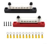 babominimer M6 Power Distribution Block 150A Electrical Terminal Block 12V Bus Bar 300V AC 48V DC ABS Heavy Duty for Truck Boat Camper RV Marine Automotive