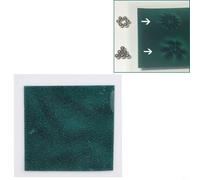 babominimer Magnetic Field viewer Film for Detecting Static Magnetic Patterns, 60x80mm / 75x100mm / 76x76mm / 80x50mm / 101x76mm / 152x101mm / 152x152mm Dark Green flexib(60 * 80)