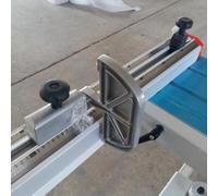 babominimer Magnifier Baffle with Positioning Scale for Sliding Table Saw and for Edge Banding Woodworking Machine, Transparent or Red Plastic Lens Options, Compatible with 2(25mm 2 Holes)