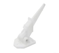 babominimer Marine Boat Speedometer Pitot Tube Pickup for 80mph Pressure-Driven Gauges, Compatible with Existing Mounting Holes, White Plastic Speed Sensor