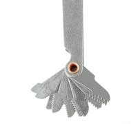 babominimer Metric and Thread Pitch Gauge Set, 55° Whitworth and 60° Metric Screw Gage, Carbon Steel Measuring Tool for for External Thread Inspection on Lathes,(55 ° English)
