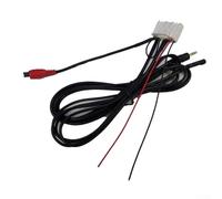 babominimer Microphone and AUX 3.5mm Car Audio Interface Cable Adapter with 28-Pin Connector, ABS Material, Black, 12V, Direct Install to Back of Compatible with