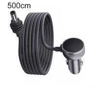 babominimer Mini DC Power Cable with LED Voltmeter Display, 18AWG 12-24V 2A CIG, 300cm/500cm Length for Cars Trucks Buses Boats(500cm)