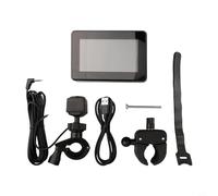 babominimer Mirror Recorder with AHD 1080P Camera and 4.3 Inch Display, 360° Adjustable Cycling Rearview for Road Safety, ABS Construction, Built-in 5000mAh Battery,