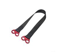 babominimer Motorcycle and for ATV Rescue Traction Strap Pull Sling Belt, 50cm High-Strength Nylon for CNC-PP Tow Sling for Easy Recovery and Transport on Rough Terrain, (Red (round))