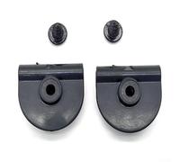 babominimer Motorcycle Left Side Battery Side Cover Clips for XL883 XL1200 for Forty-Eight for Seventy-Two 2004-2021, Lasting Black ABS