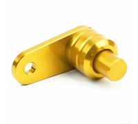 babominimer Motorcycle Parking Brake Switch Button Kit Aluminium Alloy Parking Lock Stop Switch for PCX160 Front Mount for Easy Install Wear Resistant for(Gold)