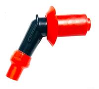 babominimer Motorcycle Spark Plugger Cap High Pressure Waterproof Ignition Boot with Heat Resistant PVC Rubber Construction for GY6 Motorbike and Scooter Engines Compatible(Red)