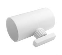 babominimer Plastic Air Volume Control Valve for Ducts, Manual Round Switching Damper with Adjustable 90° Handle, Airtight ABS Construction for Precise Airflow Regulation