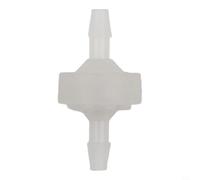 babominimer Plastic Inline One-Way Check Valve 3mm to 12mm for Water Oil Gas Air Fuel Systems, Transparent Non-Return Design(3mm)