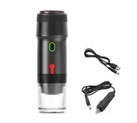 babominimer Portable Electric Espresso Maker with USB Charging for Car and Outdoor Use, Compact Coffee Machine for Travel, Camping, Road Trips, Home or Office(Black B)