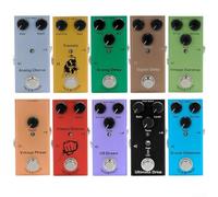 babominimer Portable Guitar Effect Pedal Multi-Function Distortion Delay Chorus Tremolo Digital Overdrive Vintage Phase Analog Chorus True Bypass Metal Shell(E)