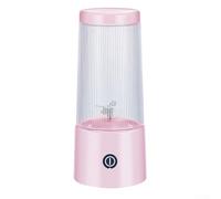 babominimer Portable Rechargeable Juicer Cup with 400ml Capacity, High Borosilicate Glass and Stainless Steel Blades, Lightweight Personal Blender for for Fruit and Vegetable