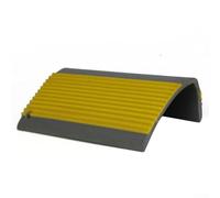 babominimer PVC Stair Nosing Strip 100cm L-Shaped Anti-Slip Step Edge Protector 5cm x 2cm Indoor Safety Tread Cover for for Stairs, Long Lasting Corner Guard with Grooved (Yellow)