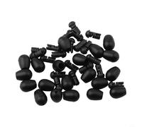 babominimer Quick Change Feeder Beads 20pcs Set for Carp Fishing, Rubber Shock Beads for Way Feeder Rigs, Lasting -Resistant Quick Link Connector Beads for(Large)