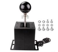 babominimer Racing Shift Simulator Manual Shift H Shifter USB Simulator Shifter Compatible With For Logitech G29 G27 Racing Game GT(7 speed+R-HB039)