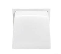 babominimer Rainproof Exterior Wall Vent with Non-Return Shutter Flap for for Kitchen or Bathroom Extractor Fans, ABS Cowled Exhaust Outlet for for Ducting, for for HVAC, Passive and(125)