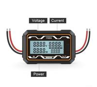 babominimer RC200A Wattmeter with Backlit Display, 200A Power Analyzer for Voltage, Current, Ah, Wh - Energy Analyzer for Industrial Use, Solar Systems, Automotive,(150A)