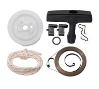 babominimer Recoil Starter Rebuild Kit with Rewind Spring Pulley Handle Rope and Pawls, 3.5mm x 3ft Cord Assembly, Compatible with 034 036 044 MS340 MS360 MS361