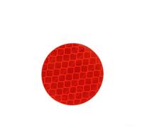 babominimer Reflective Tape Stickers Set of 10, Lasting PVC Safety Decals in Green Blue Red White Yellow Compatible with for Enhanced Visibility, Waterproof Sticky Reflectors(red)