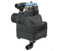 babominimer Rotary Controlling Valve for Pneumatic Tyre Changer Machine, 1pc Black Plastic Air Control Cylinder with Quick Exhaust and Inflation Function Compatible with(A)