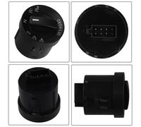 babominimer Rotary Switch for MAN TGA/TGX Truck - Direct Fit Replacement with and Play Installation, Black Plastic 81255250245