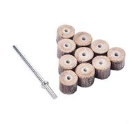 babominimer Sanding Flap Wheel Set 10pcs Mini Abrasive Flap Wheels with 3mm Mandrel for for Rotary Tools Metal Wood Grinding Polishing Deburring Superficies Preparation Compatible