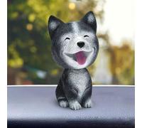 babominimer Shaking Head Dog Ornament for Car Dashboard, Cute Nodding Dog Figurine Interior Decoration, Funny Bobblehead for Puppy Doll for Vehicle, Home or Office Display,(3)