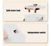 babominimer Silent 1800ML Air Humidifier for for Bedroom with Dual Spray, USB Rechargeable, Whisper Quiet Operation, Adjustable Mist Settings and Automatic Shut-Off for for Home,(Green)