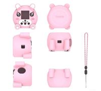 babominimer Silicone Case Compatible With For Punirunes Interactive Digital Toy, Protective Skin Sleeve For Virtual Electronic Pets Accessories, Drop Resistant Scratch - Proof Shell(for PINK)