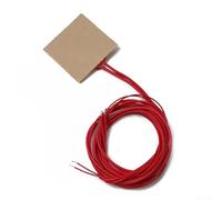 babominimer Silicone Heater Pad 50x50mm 12V 10W Heating Mat with Backing for for Heated Bed and Other Applications, Quick Heat Up and Stable High