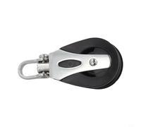 babominimer Single Pulley Block for Sailboat - 316 Stainless Steel and Nylon Marine Pulley with Rotating Grille, High Load Capacity, Low Friction Sheave for Fiber Ropes u(A)