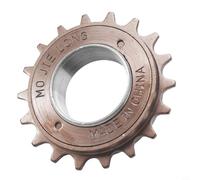 babominimer Single Speed Freewheel 16/18/20T 35mm /2" x /8" Steel Cog Sprocket for Fixed Gear and Bikes, Brown Removable Single Speed Cog Compatible(18T)