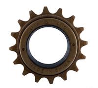 babominimer Single Speed Freewheel 16/18/20T 35mm /2" x /8" Steel Cog Sprocket for Fixed Gear and Bikes, Brown Removable Single Speed Cog Compatible(16T)
