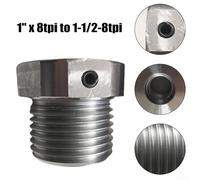 babominimer Sleek Stainless Steel Design for This for Wood Lathe Chuck Adapter, Converting from Standard to Larger Threads Easily,Wood Lathe Chuck Adapter 33Mm External Thread
