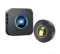 babominimer Smart Wireless Dog Doorbell,Doggie Doorbell Training,Dog Bells Toilet Training Smart Buttons Dog Clicker With 55 Melodies 5 Volume Levels(1 Receiver+ 1 Button)