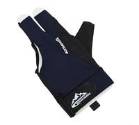 babominimer Snooker Billiard Cue Glove for Left Hand - 3 Finger Open Design with Non-Slip Silicone Palm, Adjustable Wrist, Smooth Low-Friction Fit, Breathable Polyester(D M)