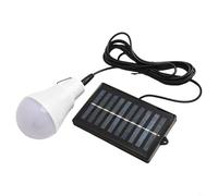 babominimer Solar LED Bulb: Portable 15W Solar Shed Light with Panel for Indoor/Outdoor Use, for Ideal for Kitchen, Garden, Patio, Yard, Hiking, Camping, and Fishing