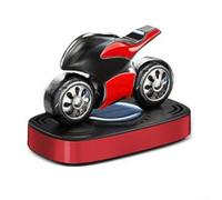 babominimer Solar Powered Rotating Car Air Freshener Diffuser with Scent Tablets, Motorcycle Model Design, ABS Material, for Car Interior Decor and Air(Cologne)