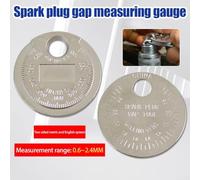 babominimer Spark Plugger Gauge Tool 0.6-2.4mm Range Die-Cast Construction Lasting Automotive Engine Maintenance Measuring Tool with for Easy-to-Read Scale Flexible Design