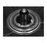 babominimer Spoke Protector Disc 55mm Hole Flywheel Guard for 135mm Cassette Freewheel, Transparent ABS Plastic Protection Cover for Mountain, Road, Folding and(2PCS)