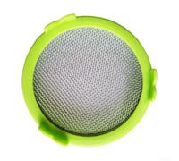 babominimer Sprouting Lid Strainer Screen Kit for for Wide Mouth Canning Jars, Stainless Steel Mesh Germination Cover with PP Frame for for Easy Ventilation and Drainage, (Green)