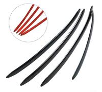 babominimer Stainless Steel Door Handle Cover Trim for 5 Series F10 2011-2017 Compatible with 520li Exterior Decorative Strip Black 4-Piece Set