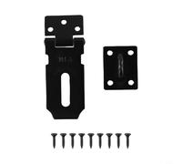 babominimer Stainless Steel Door Padlock Hasp Kit with Folding Lock Buckle Plate and Screws, Anti-Theft Security Hasp for for Barn Doors, Gates, Sheds, Bathrooms, Bedrooms,(3 inch)