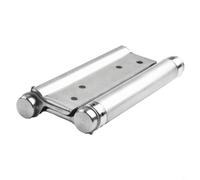 babominimer Stainless Steel Double Spring Door Hinge for Swinging Café, Saloon or Bar Counter Doors, 2-Way Opening with Adjustable Self Closing Function, Heavy Duty 304(6inch)