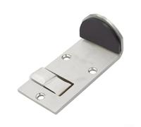 babominimer Stainless Steel Dual-Purpose Door Stopper Blocker Clamp with Screws, Windproof Floor Mounted Heavy Duty Door Block for for Home, Office, Chain Stores or(5CM-R)