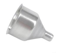babominimer Stainless Steel Hip Flask Funnel for for Whisky, Liquor, Oil or Water Bottles - Lasting Silvery Mini Hopper with Smooth Edges, Pouring, Mess-Design(L)